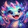 A vibrant and colorful owl avatar for a customer review profile picture, with expressive eyes and a unique geometric design.